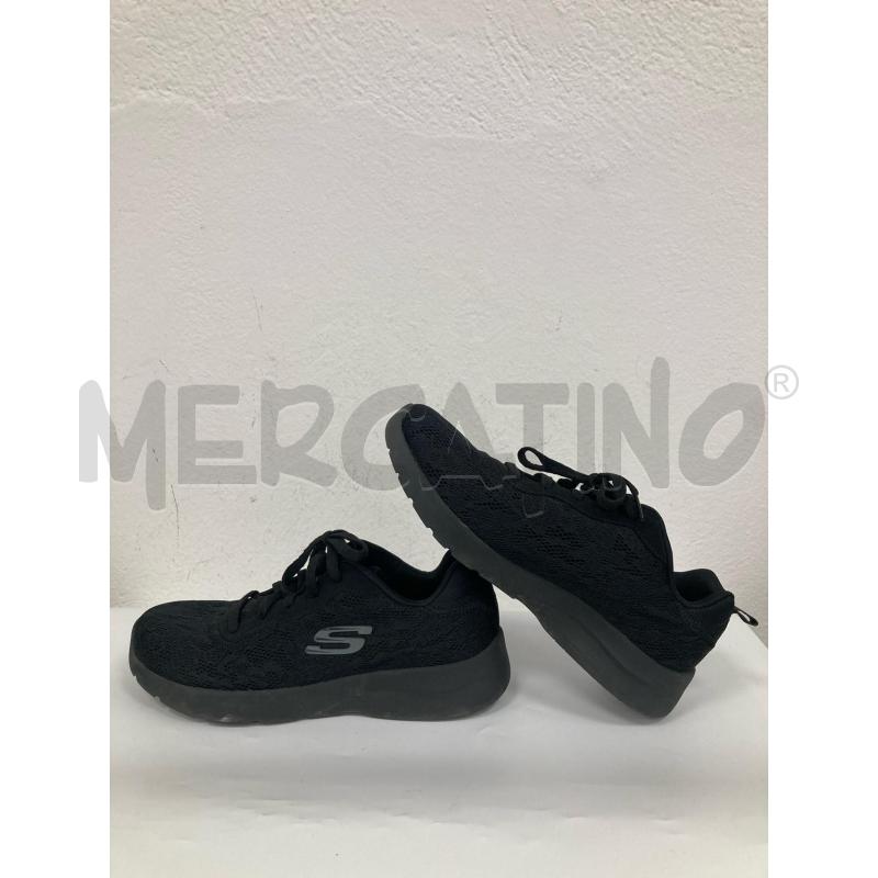 SNEAKERS DONNA SKECHERS NERE PIZZO | Mercatino dell'Usato Gazzada schianno 4