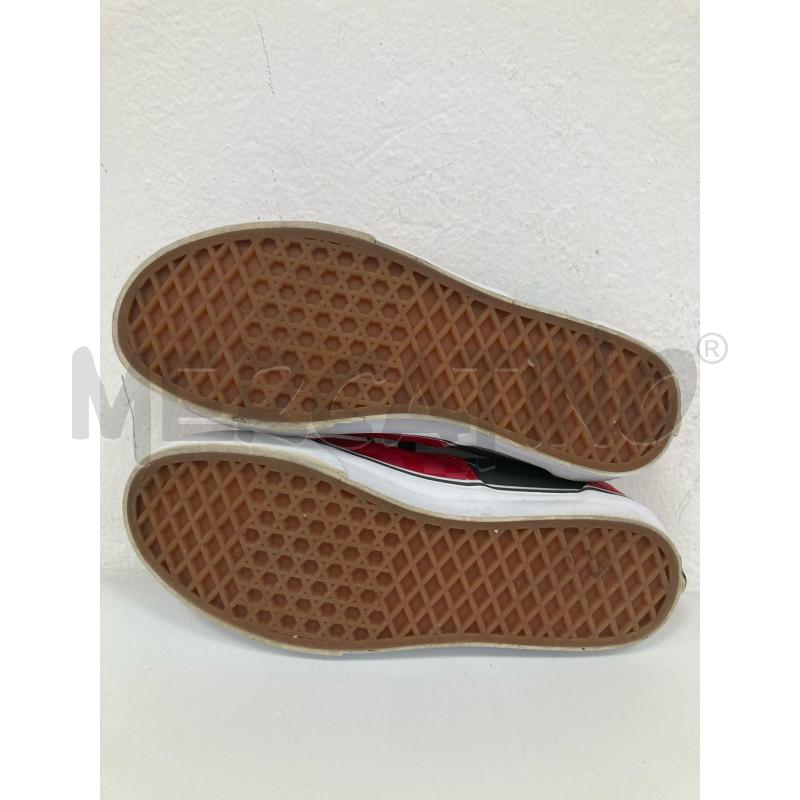 SNEAKERS DONNA VANS SCACCHI ROSSI E GRIGIE | Mercatino dell'Usato Gazzada schianno 5