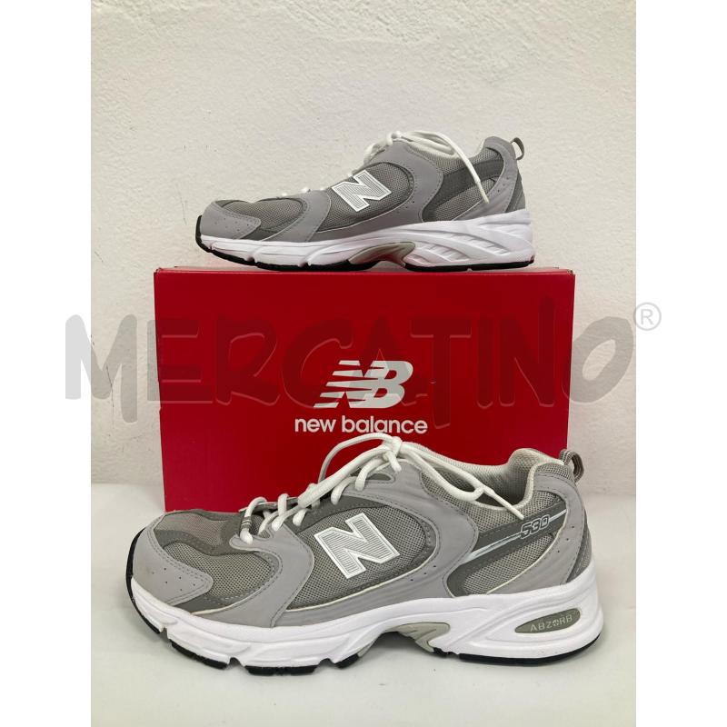 SNEAKERS NEW BALANCE GRIGE BIANCHE  | Mercatino dell'Usato Gazzada schianno 1