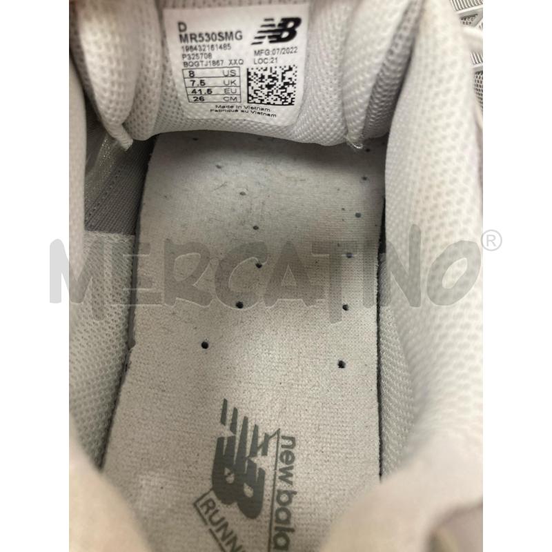 SNEAKERS NEW BALANCE GRIGE BIANCHE  | Mercatino dell'Usato Gazzada schianno 5