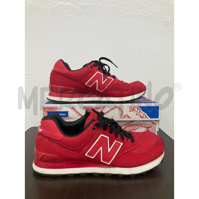 SNEAKERS NEW BALANCE ROSSE  | Mercatino dell'Usato Gazzada schianno 1
