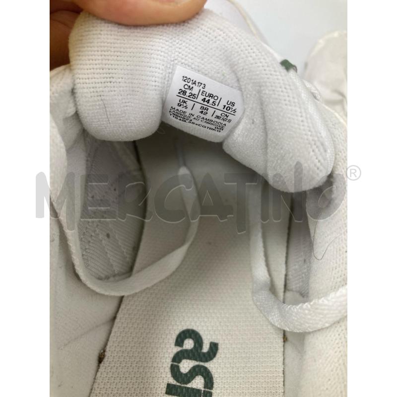 SNEAKERS UOMO ASICS BIANCHE LOGO VERDE | Mercatino dell'Usato Gazzada schianno 5