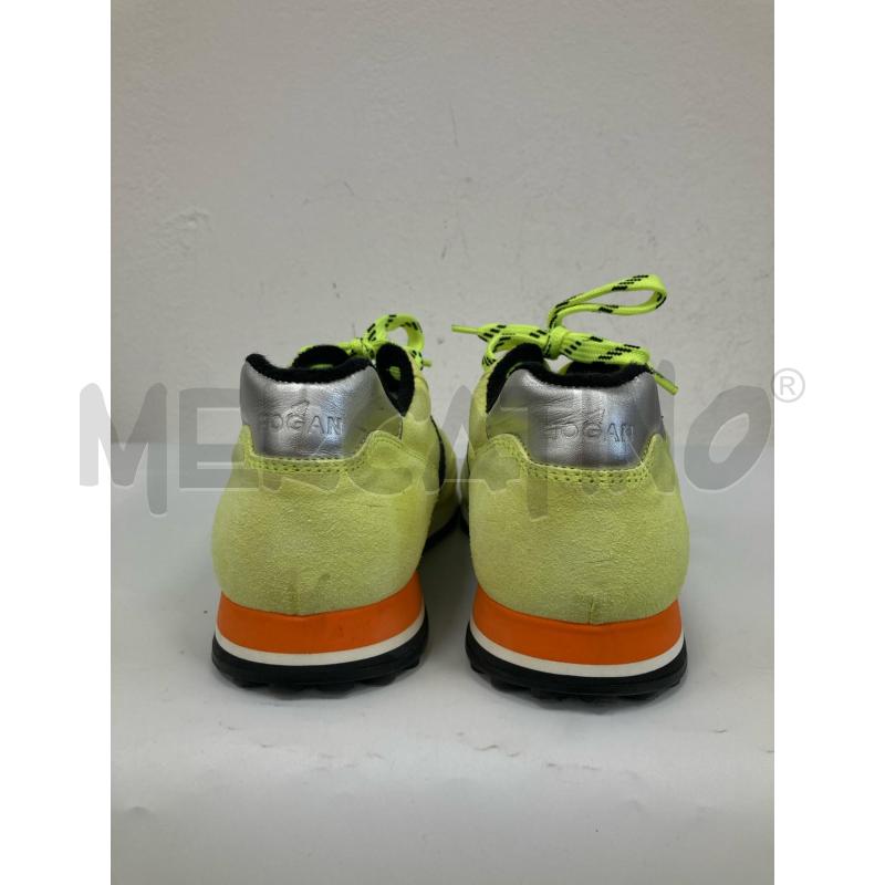 SNEAKERS UOMO HOGAN GIALLO FLUO | Mercatino dell'Usato Gazzada schianno 3