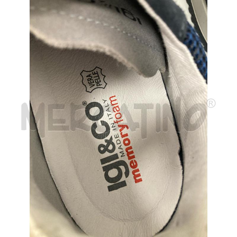SNEAKERS UOMO IGI&CO BLU GRIGIE | Mercatino dell'Usato Gazzada schianno 5
