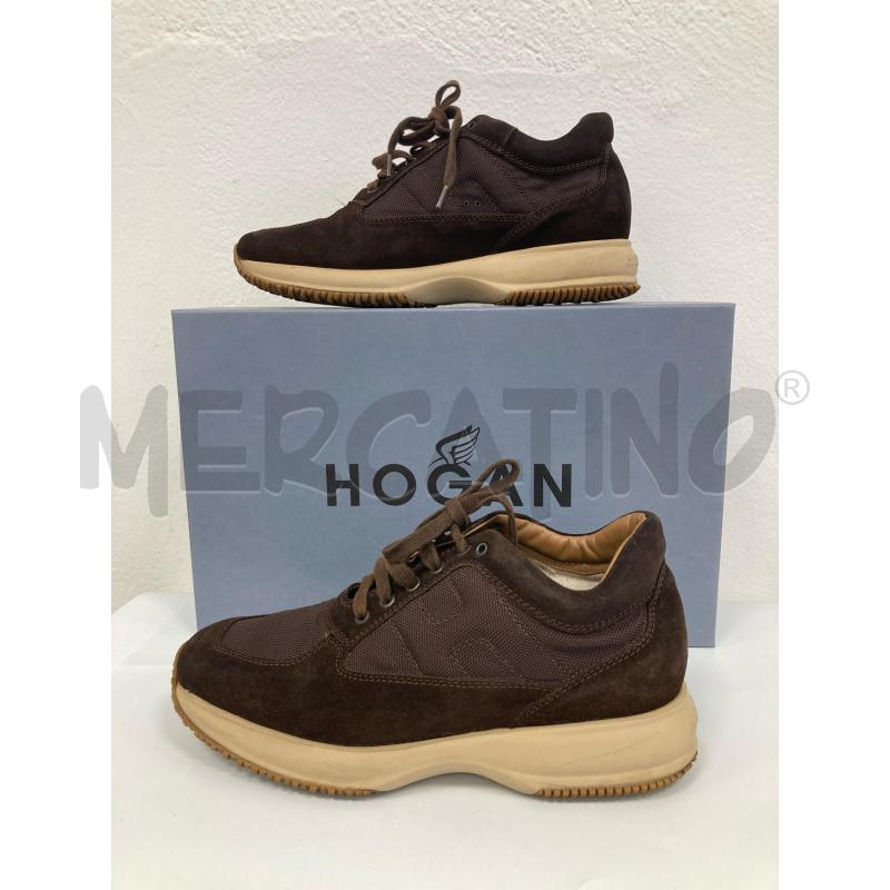 SNEAKERS UOMO INTERACTIVES MARRONE  | Mercatino dell'Usato Gazzada schianno 1