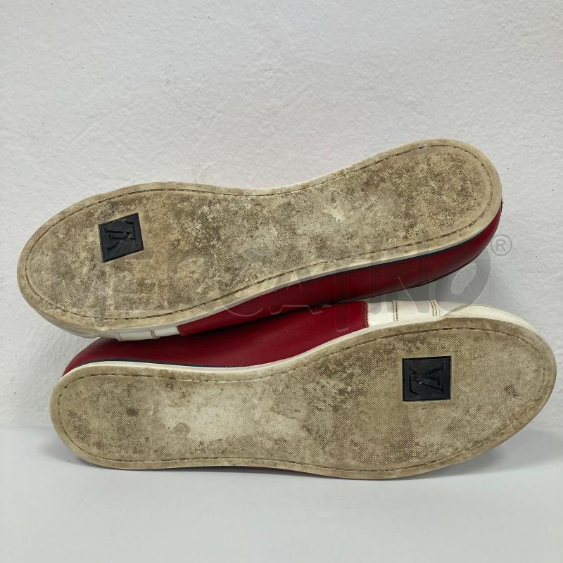 SNEAKERS UOMO LOUIS VUITTON BIANCHE ROSSE | Mercatino dell'Usato Gazzada schianno 4