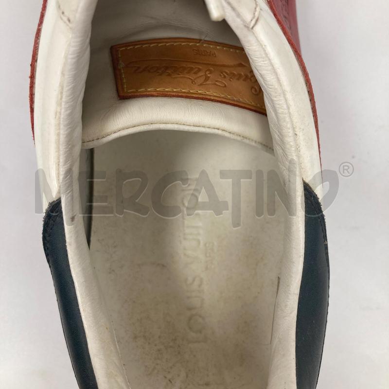 SNEAKERS UOMO LOUIS VUITTON BIANCHE ROSSE | Mercatino dell'Usato Gazzada schianno 5