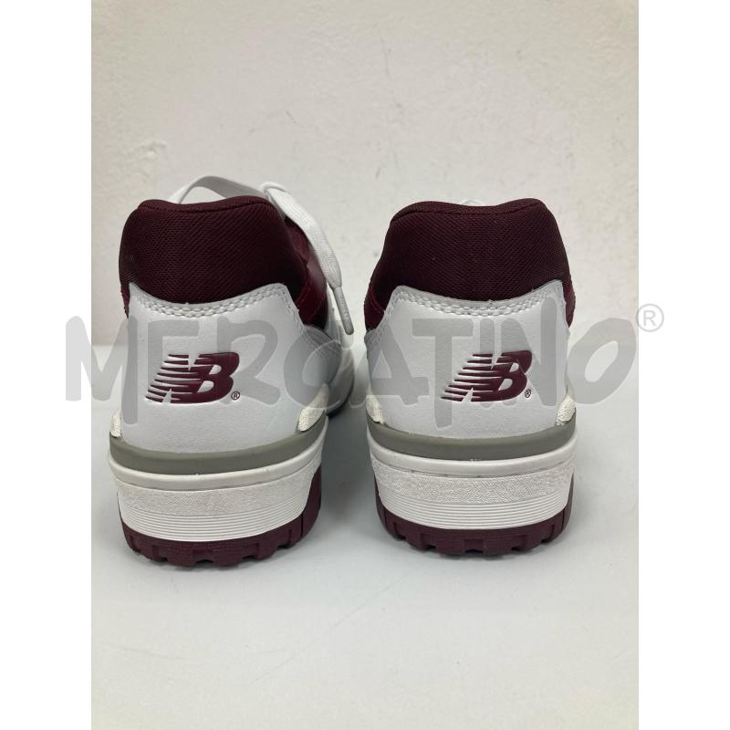 SNEAKERS UOMO NEW BALANCE BIANCHE BORDEAUX | Mercatino dell'Usato Gazzada schianno 3