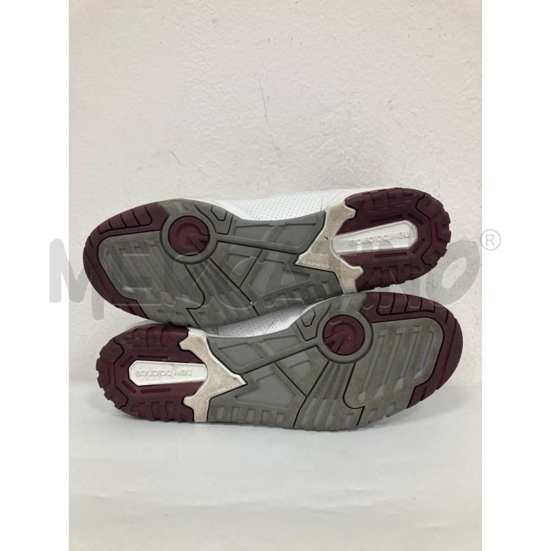 SNEAKERS UOMO NEW BALANCE BIANCHE BORDEAUX | Mercatino dell'Usato Gazzada schianno 4