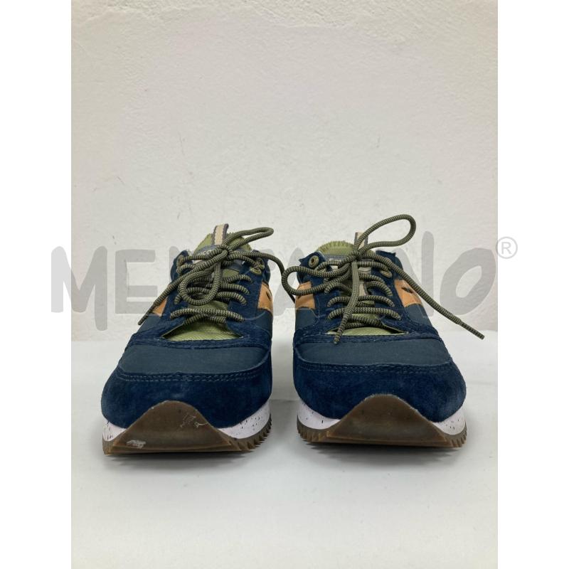 SNEAKERS UOMO SAUCONY BLU BANDA BEIGE | Mercatino dell'Usato Gazzada schianno 2