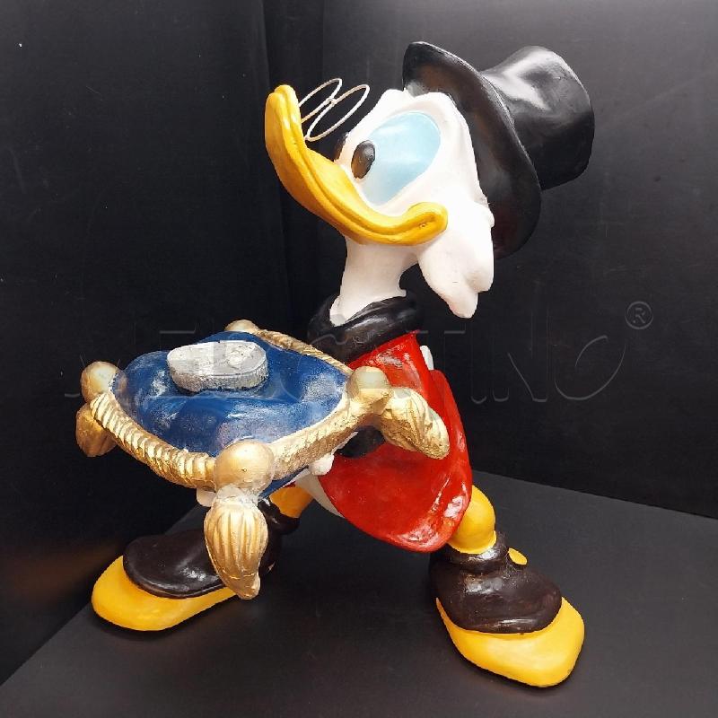 STATUETTA  ZIO PAPERONE CON MONETA CM. 38 | Mercatino dell'Usato Gazzada schianno 1