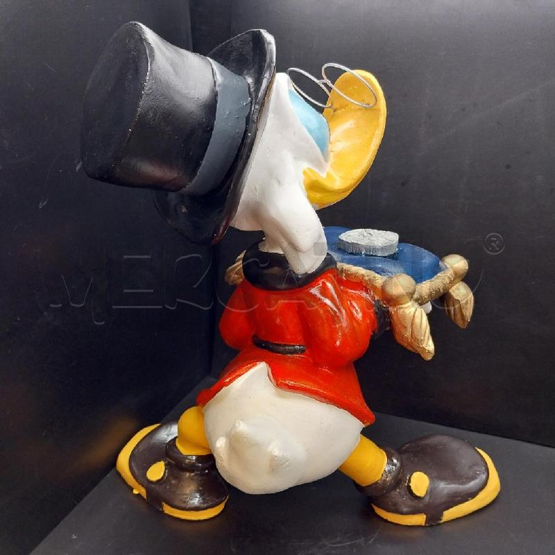 STATUETTA  ZIO PAPERONE CON MONETA CM. 38 | Mercatino dell'Usato Gazzada schianno 3