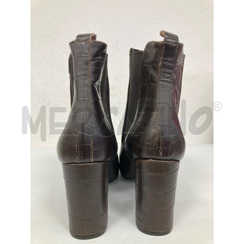 STIVALETTI DONNA MII PELLE MARRONE STAMPA COCCO | Mercatino dell'Usato Gazzada schianno 2