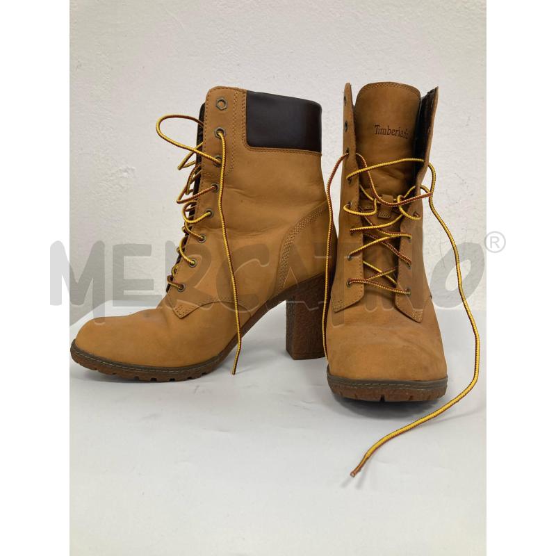 STIVALETTI DONNA TIMBERLAND BEIGE TACCO | Mercatino dell'Usato Gazzada schianno 1