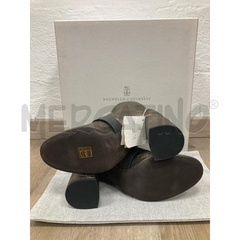 STIVALI DONNA BRUNELLO CUCINELLI BRONZO FASCIA CARTELLINO | Mercatino dell'Usato Gazzada schianno 4