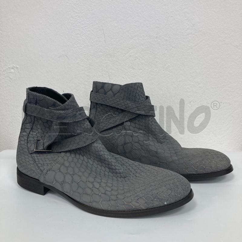 STIVALI UOMO EMPORIO ARMANI GRIGIO | Mercatino dell'Usato Gazzada schianno 1