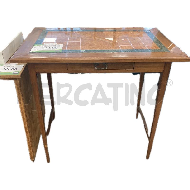 TAVOLINO 1 CASSETTO PIANO MARMO 87X57X80 | Mercatino dell'Usato Gazzada schianno 1