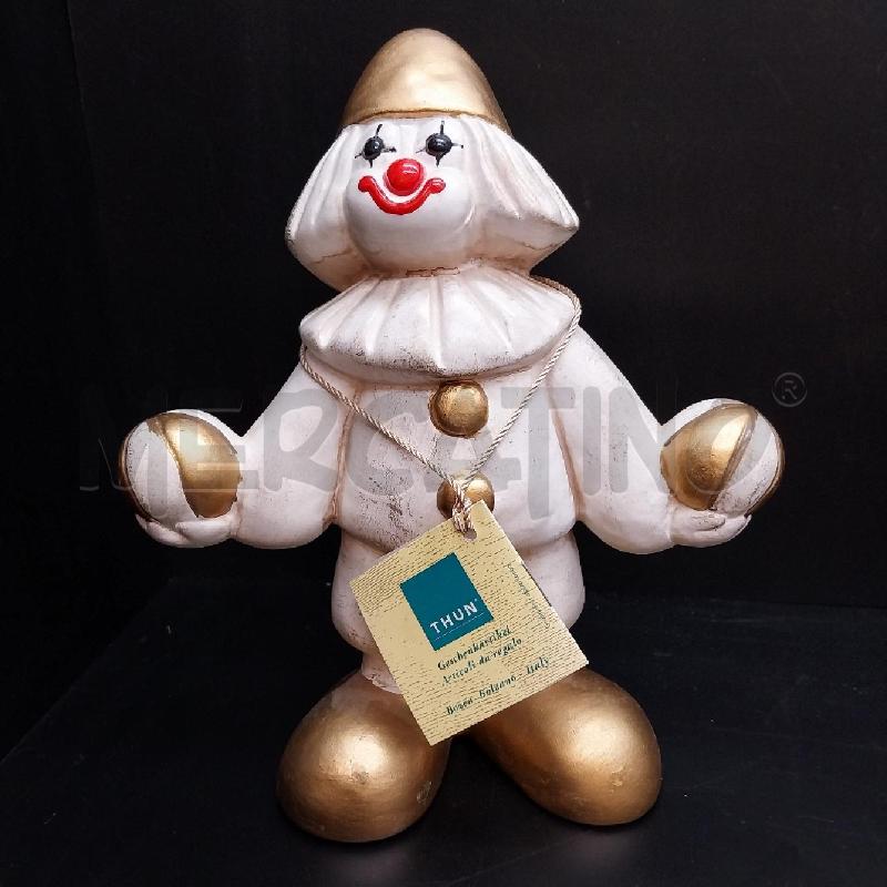 THUN CLOWN GIOCOLIERE PELLO CM 22 | Mercatino dell'Usato Gazzada schianno 1