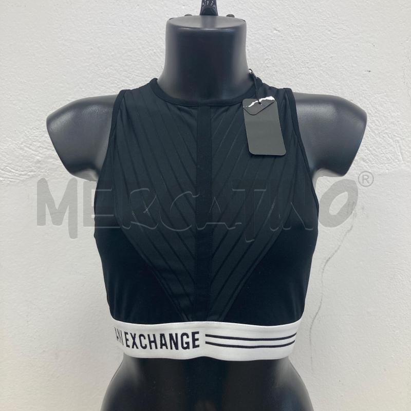 TOP ARMANI EXCHANGE NERO | Mercatino dell'Usato Gazzada schianno 1
