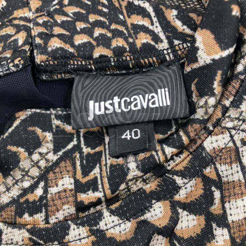 TOP JUST CAVALLI DISEGNO NERO BEIGE | Mercatino dell'Usato Gazzada schianno 4