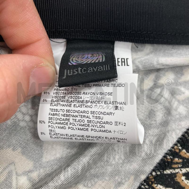 TOP JUST CAVALLI DISEGNO NERO BEIGE | Mercatino dell'Usato Gazzada schianno 5