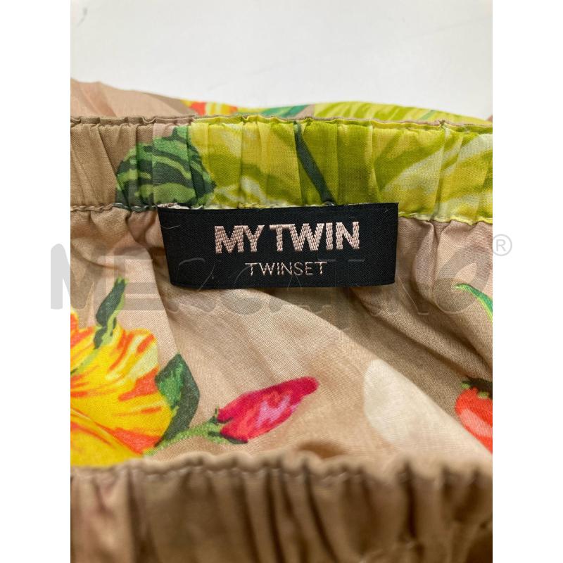 TOP MYTWIN BEIGE FIORATO | Mercatino dell'Usato Gazzada schianno 3