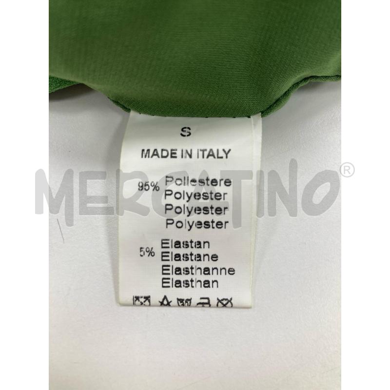 TOP PLEASE VERDE BOTTONI DORATI CARTELLINO | Mercatino dell'Usato Gazzada schianno 4