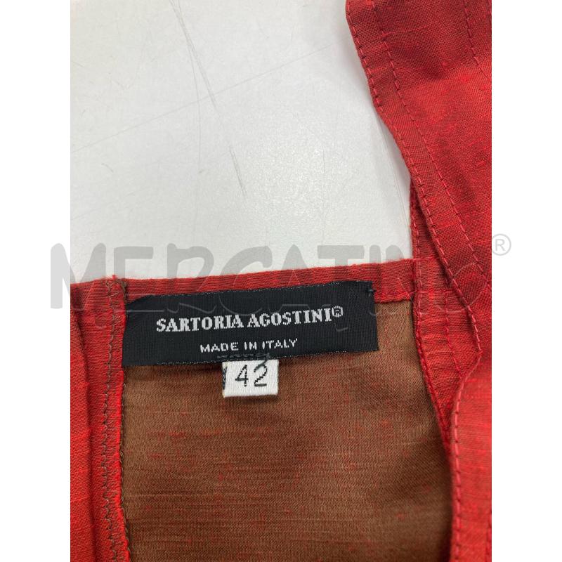TOP SARTORIA AGOSTINI ROSSO | Mercatino dell'Usato Gazzada schianno 3
