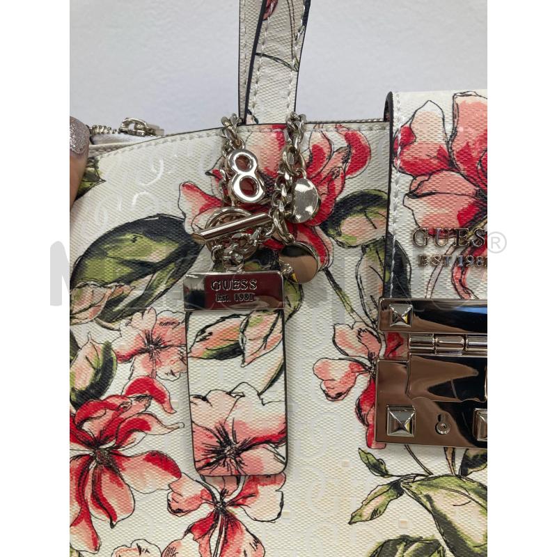 TRACOLLA DONNA GUESS PANNA FIORI ROSA | Mercatino dell'Usato Gazzada schianno 4