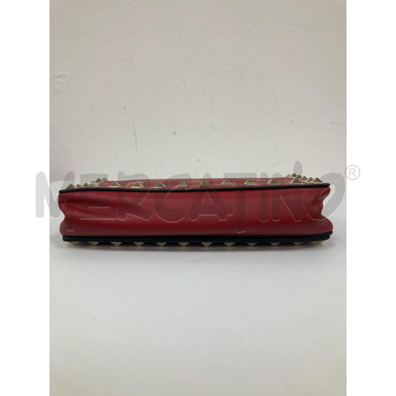 TRACOLLA DONNA VALENTINO PELLE ROSSA BORCHIE CARTELLINO | Mercatino dell'Usato Gazzada schianno 3
