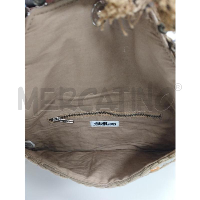 TRACOLLINA DONNA IBBAN BEIGE NAPPINE RICAMI ARANCIO BIANCHI MARRONI | Mercatino dell'Usato Gazzada schianno 4
