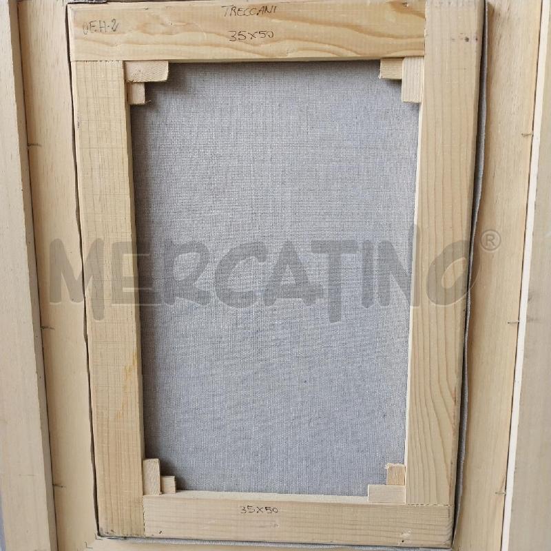 TRECCANI OLIO SU TELA VASO CON FIORI 35X50 | Mercatino dell'Usato Gazzada schianno 2