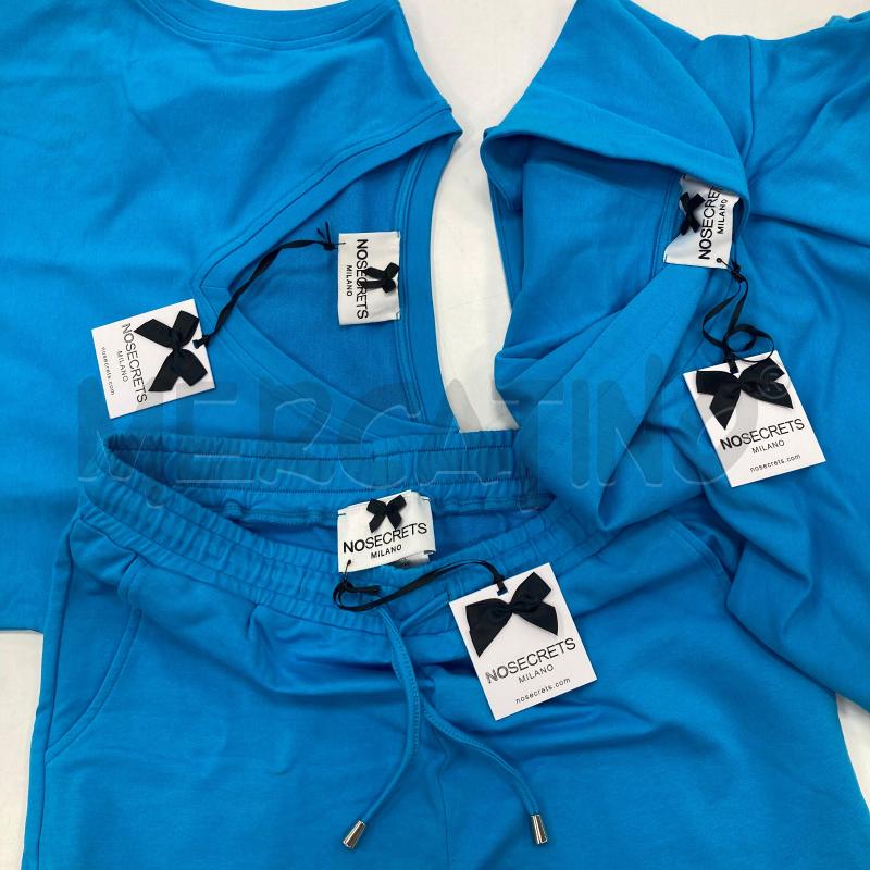 TUTA DONNA NOSECRETS AZZURRO PANTALONCINI FELPA CANOTTA | Mercatino dell'Usato Gazzada schianno 4