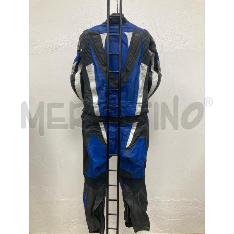 TUTA UOMO MOTO SUOMY NERA BLU PELLE | Mercatino dell'Usato Gazzada schianno 2