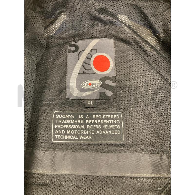 TUTA UOMO MOTO SUOMY NERA BLU PELLE | Mercatino dell'Usato Gazzada schianno 3