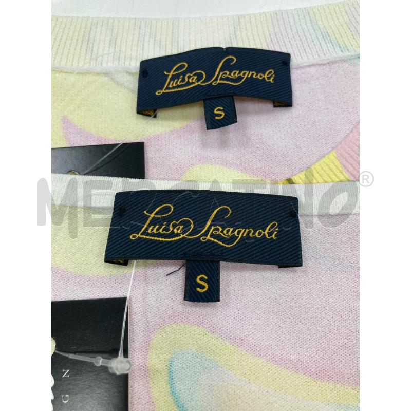 TWIN SET LUISA SPAGNOLI GIALLO ROSA AZZURRO  | Mercatino dell'Usato Gazzada schianno 4