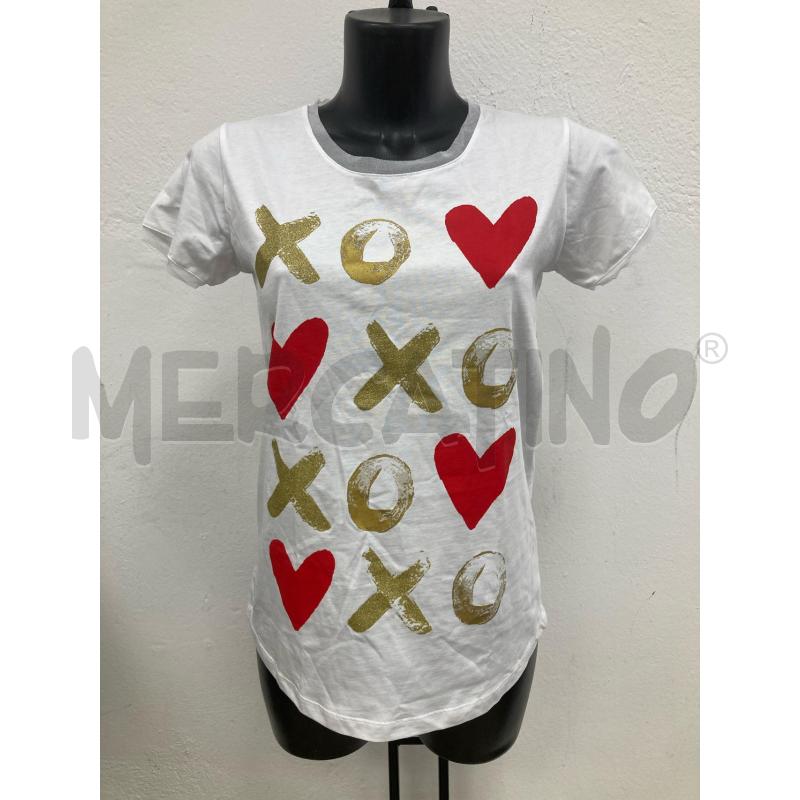 T SHIRT DONNA ALANRED BIANCA TRIS | Mercatino dell'Usato Gazzada schianno 1