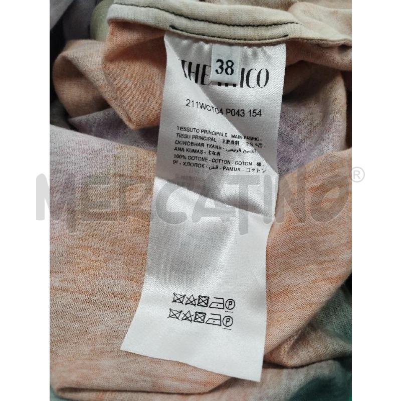 T SHIRT DONNA ATTICO MULTICOLOR  | Mercatino dell'Usato Gazzada schianno 5