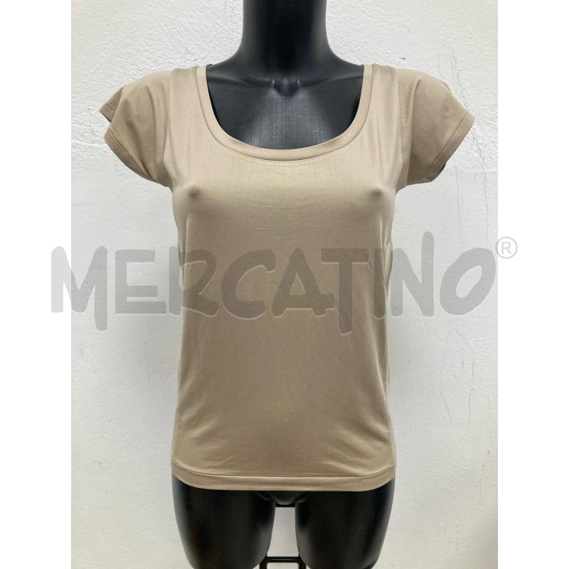 T SHIRT DONNA PRADA BEIGE | Mercatino dell'Usato Gazzada schianno 1