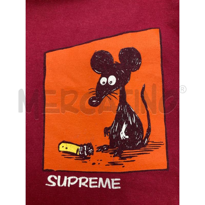 T SHIRT DONNA SUPREME BORDEAUX TOPOLINO | Mercatino dell'Usato Gazzada schianno 4