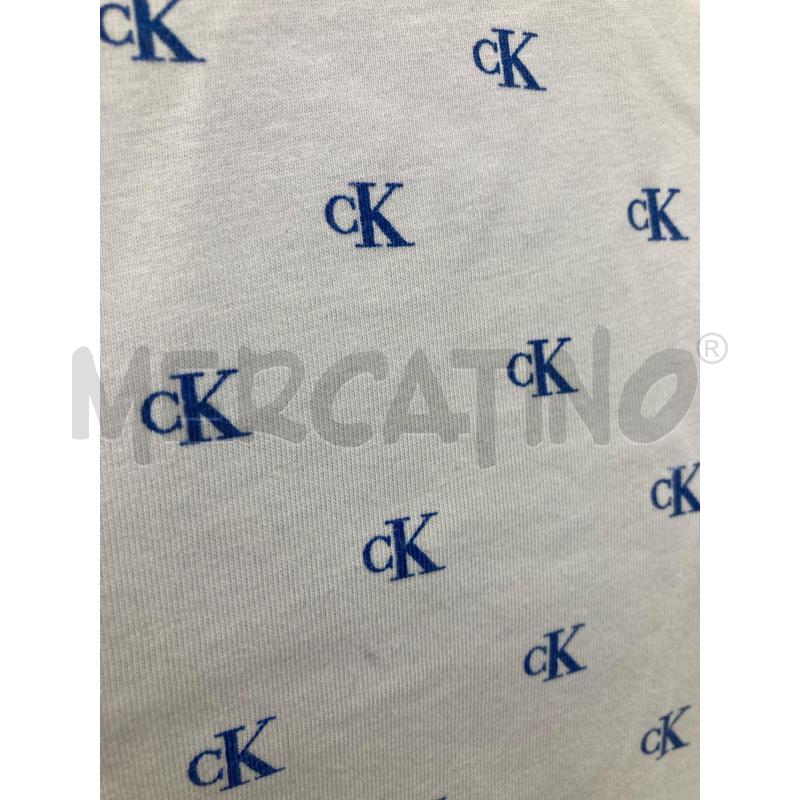 T SHIRT UOMO CALVIN KLEIN BIANCA LOGATA | Mercatino dell'Usato Gazzada schianno 3