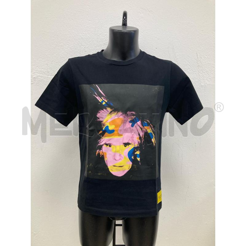 T SHIRT UOMO CALVIN KLEIN X ANDY WARHOL NERA | Mercatino dell'Usato Gazzada schianno 1