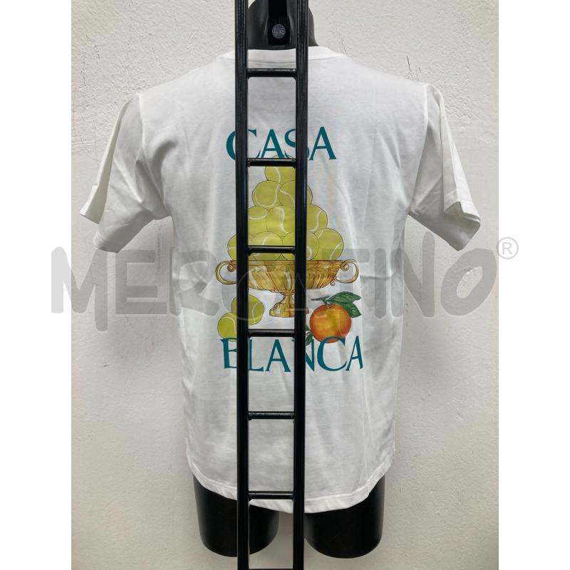T SHIRT UOMO CASABLANCA BIANCHI PALLINE DA TENNIS | Mercatino dell'Usato Gazzada schianno 2