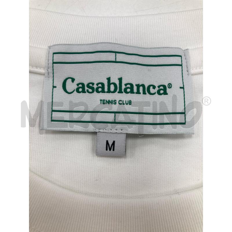T SHIRT UOMO CASABLANCA BIANCHI PALLINE DA TENNIS | Mercatino dell'Usato Gazzada schianno 3