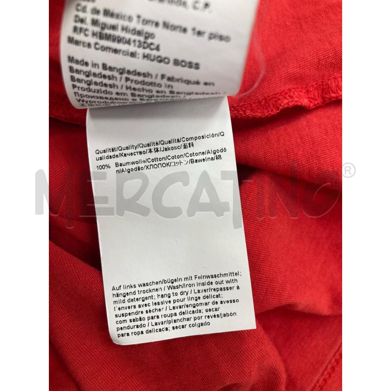 T SHIRT UOMO HUGO BOSS ROSSA | Mercatino dell'Usato Gazzada schianno 4