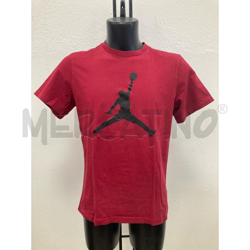 T SHIRT UOMO JORDAN ROSSA | Mercatino dell'Usato Gazzada schianno 1