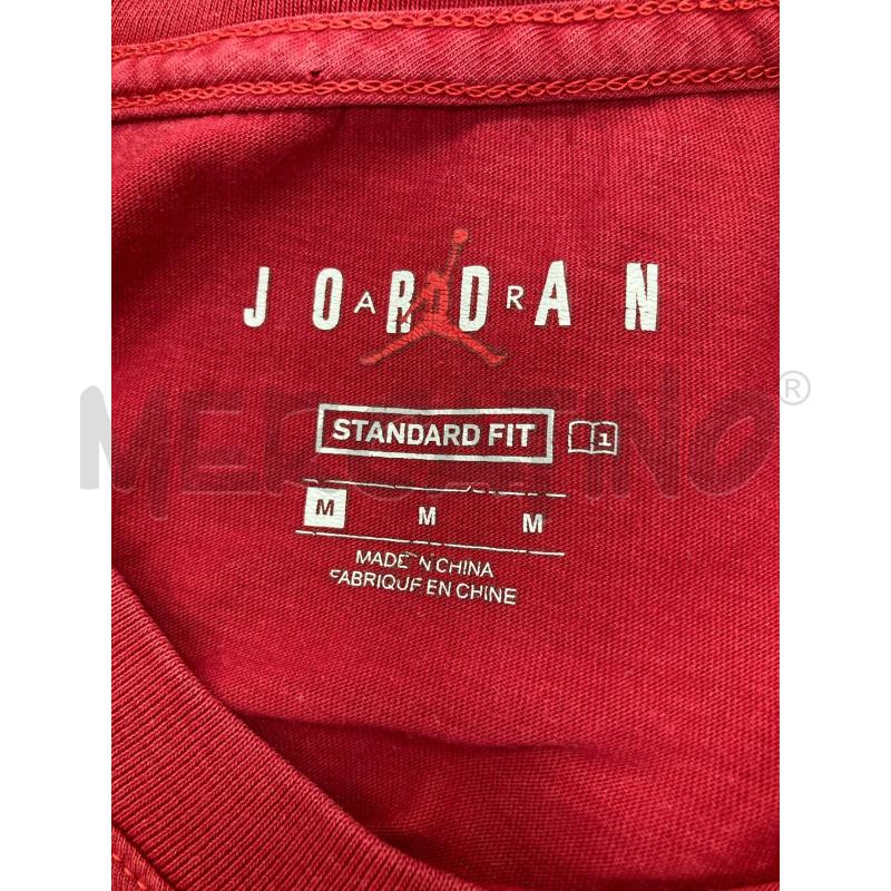 T SHIRT UOMO JORDAN ROSSA | Mercatino dell'Usato Gazzada schianno 3
