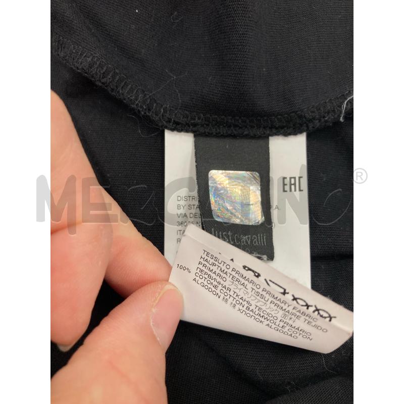 T SHIRT UOMO JUST CAVALLI NERA TESCHIO | Mercatino dell'Usato Gazzada schianno 4