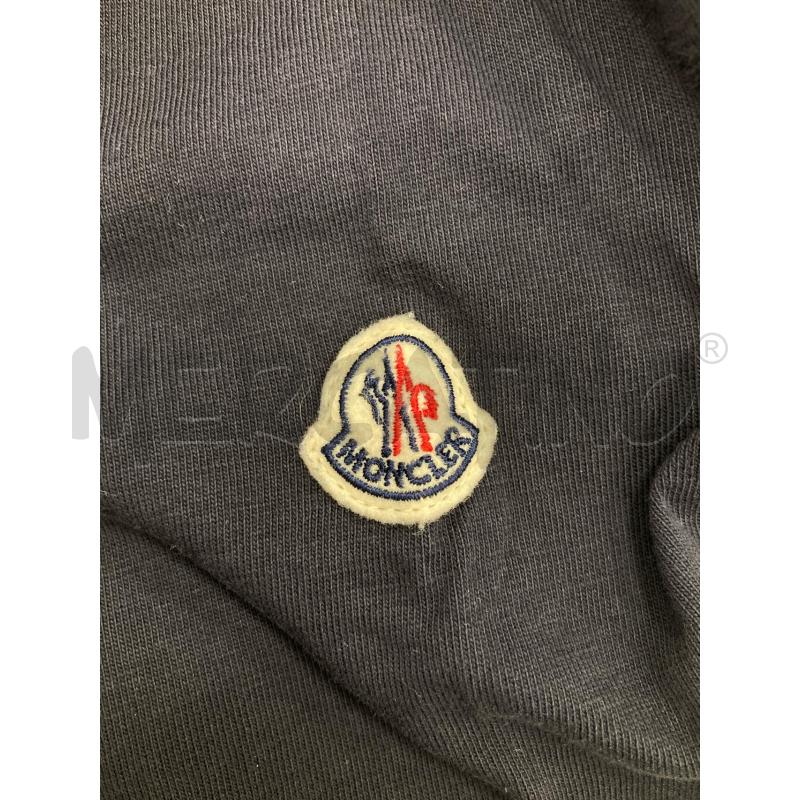 T SHIRT UOMO MONCLER BLU STAMPA ROSSO BIANCO | Mercatino dell'Usato Gazzada schianno 3