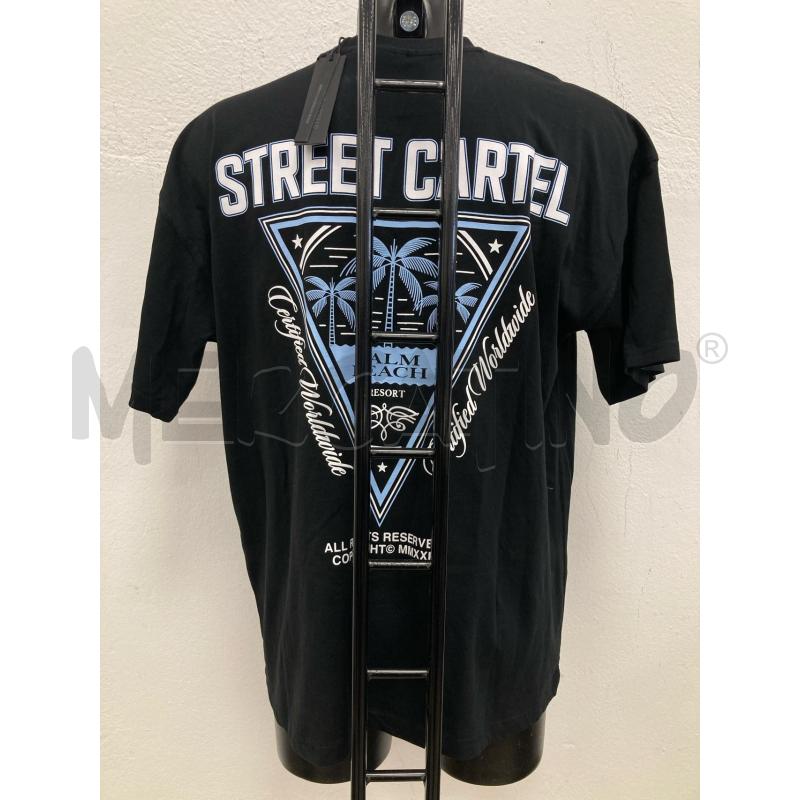 T SHIRT UOMO STREET CARTEL NERA PALMBEACH  | Mercatino dell'Usato Gazzada schianno 2